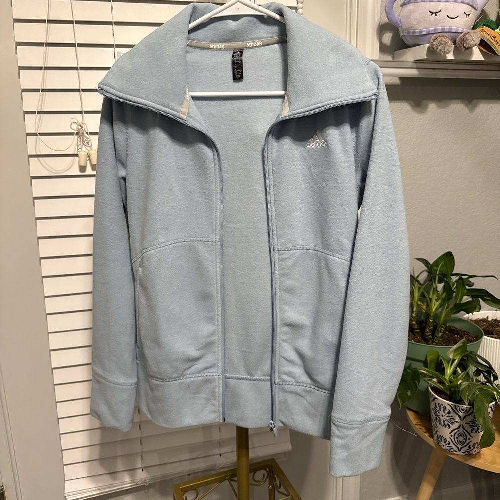 Adidas Sky Blue Golf Jacket